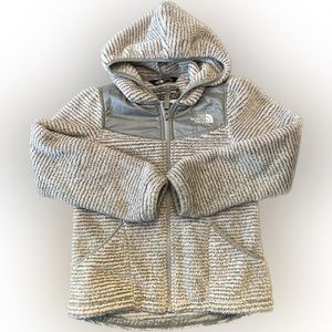 Oso Striped Fleece Zip Hoodie, Pink/Gray